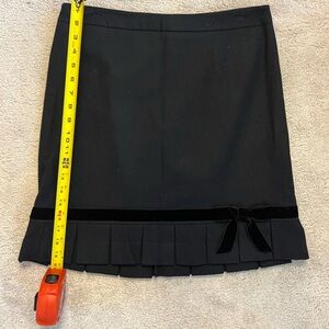 NWT The Limited Black Bow Skirt banana republic